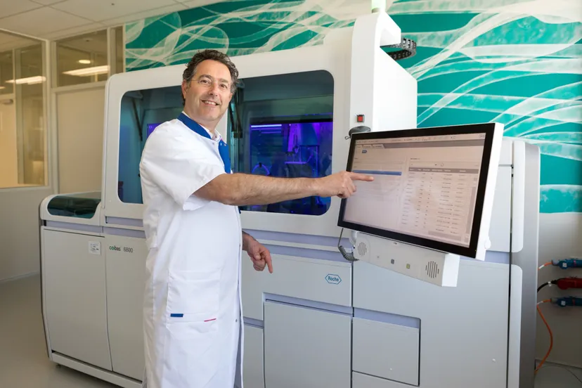 bram diederen van microvida bij testmachine corona