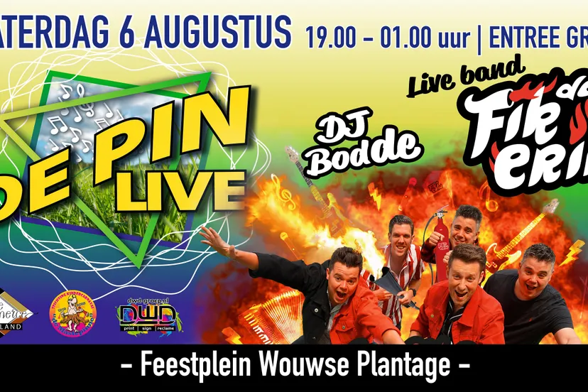 de pin live horizontaal