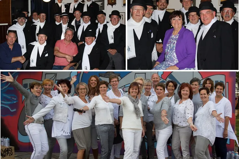 deelnemers zwaaigatconcert