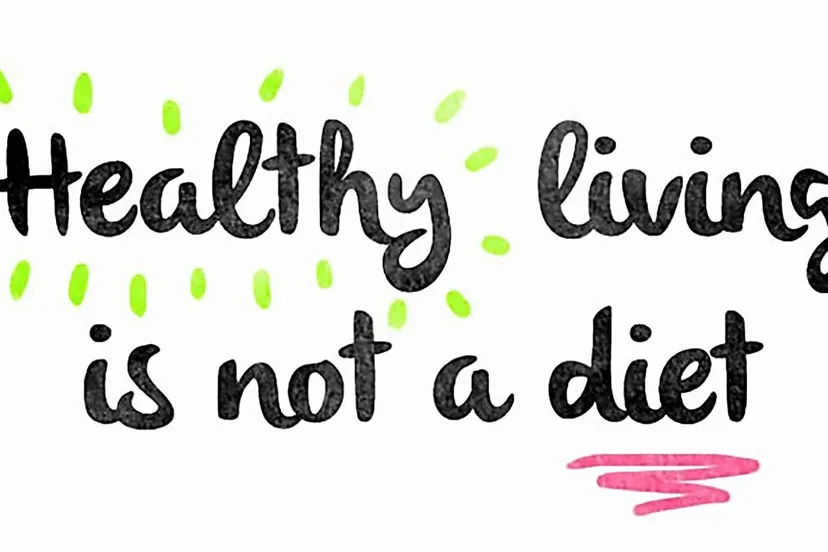 gezond eten is geen dieet