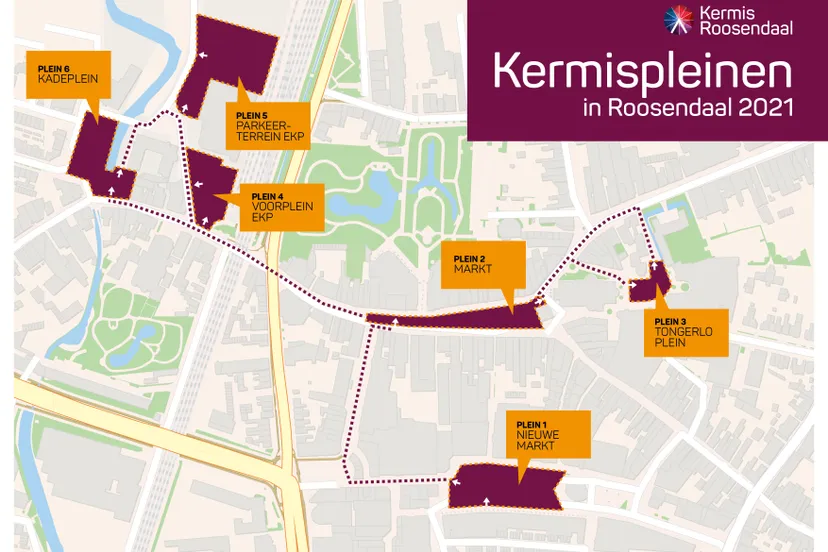plattegrond kermispleinen 2021