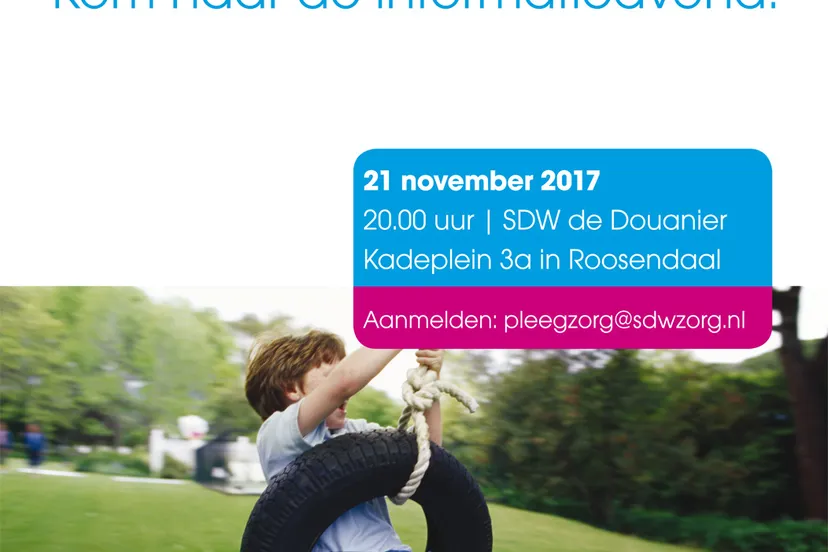 poster pleegzorg2017 bijeenkomst 21 november