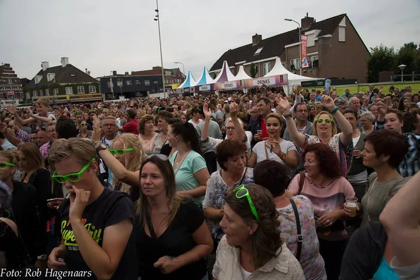 publiek bij de draai