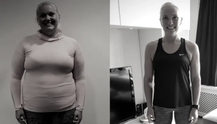 wendy voor en na afvalrace