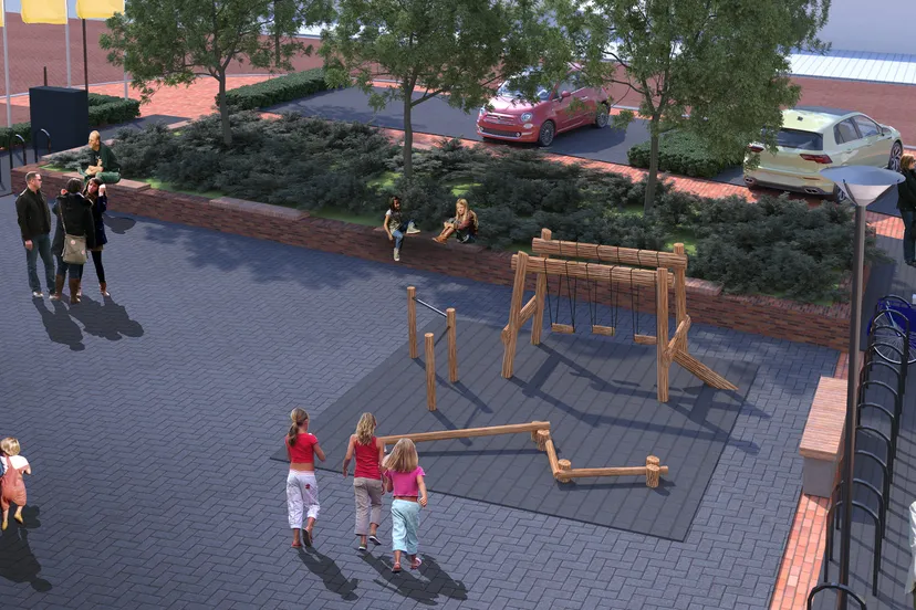 dorpsplein uitsnede keuze a