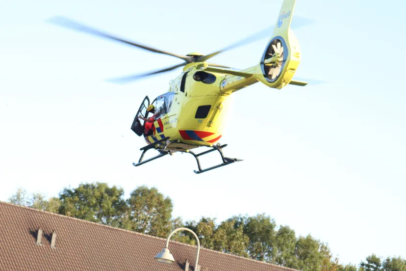 trauma helikopter in actie barneveld