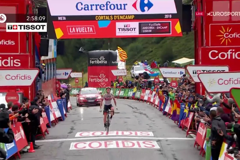 08 tadej pogacar wint etappe 8 vuelta 2019