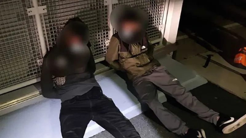 aanhouding inbrekers in geleen