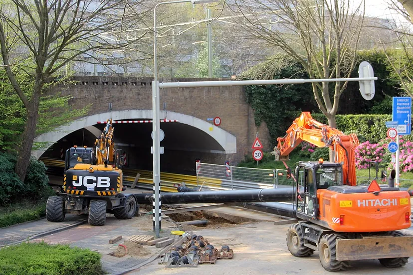 aanleg het groene net tunnel 2017