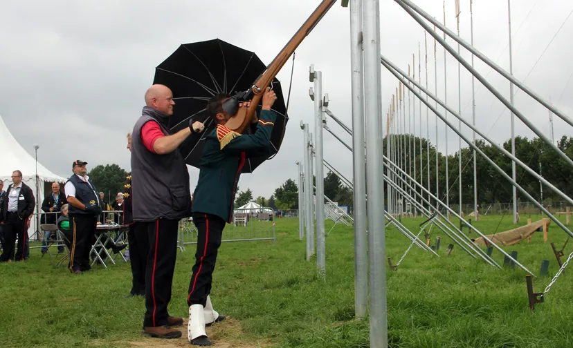 aanleggen voor het laatste schot