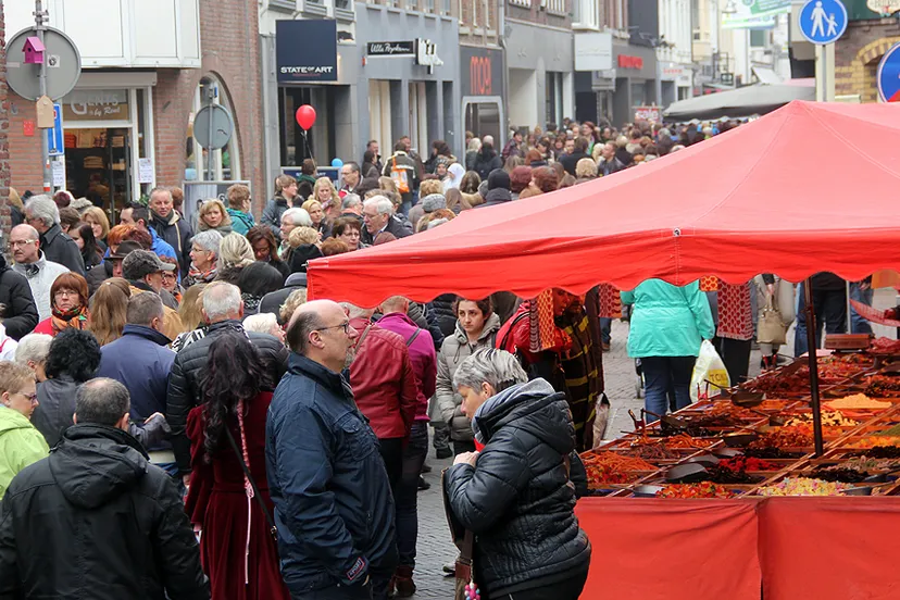 aanloop 2016 drukte in de binnenstad