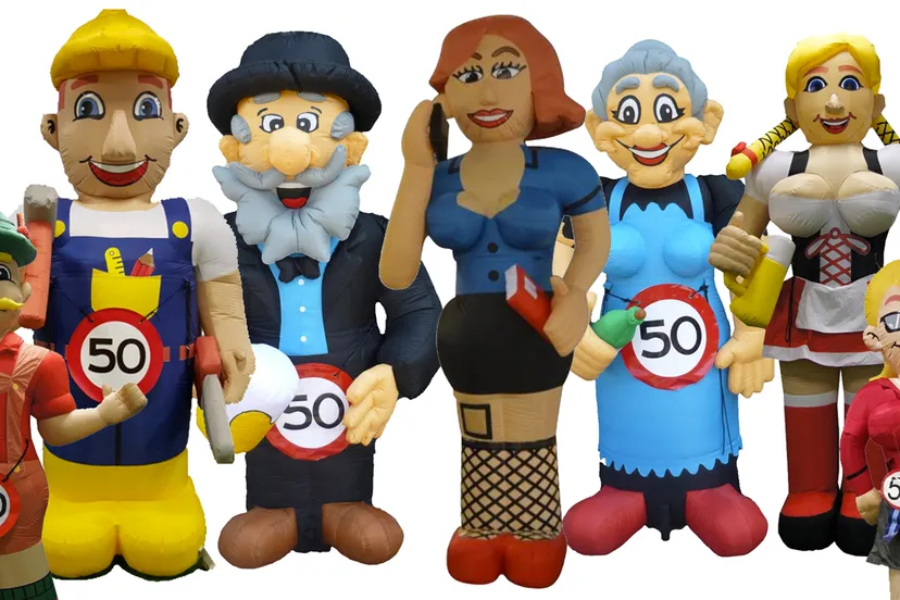 abraham en sarahpoppen amuserent