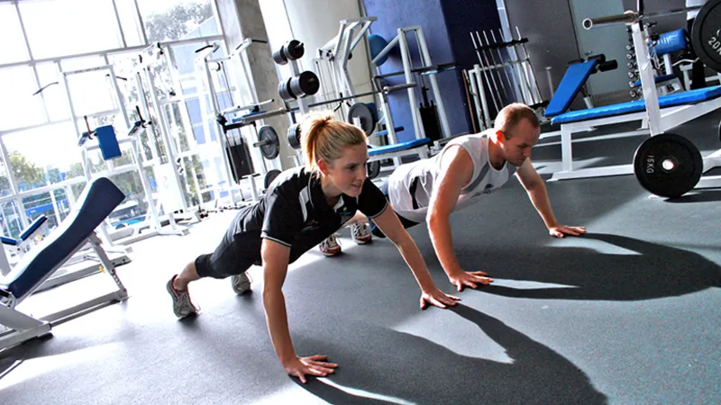 actief sporten push ups