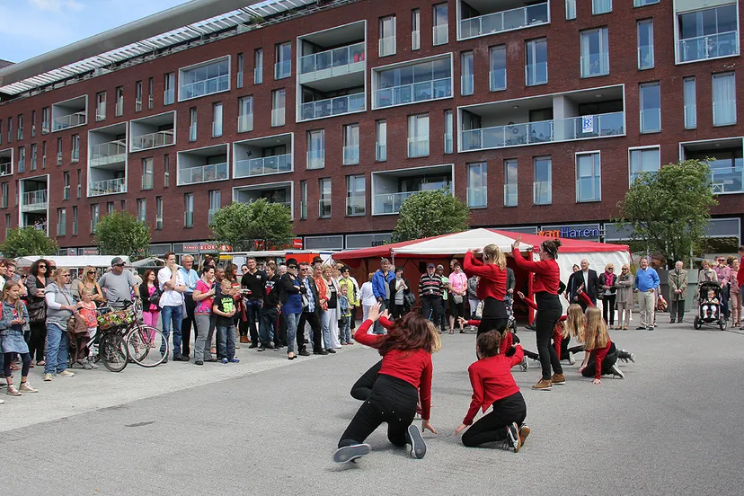 activiteit op de markt in geleen