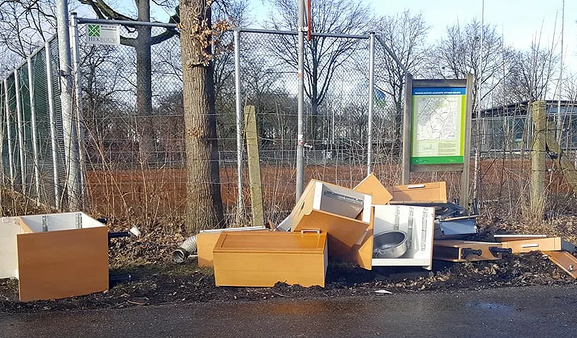 afvaldumping bij kasteel limbricht