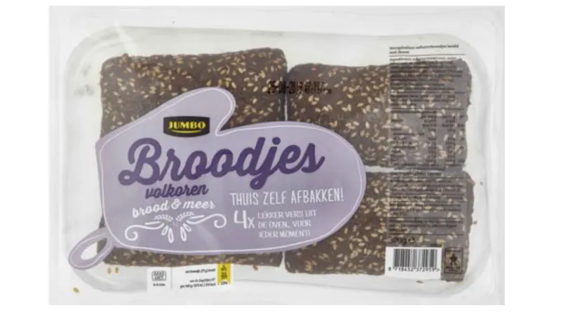 allergenen jumbo afbakbroodjes