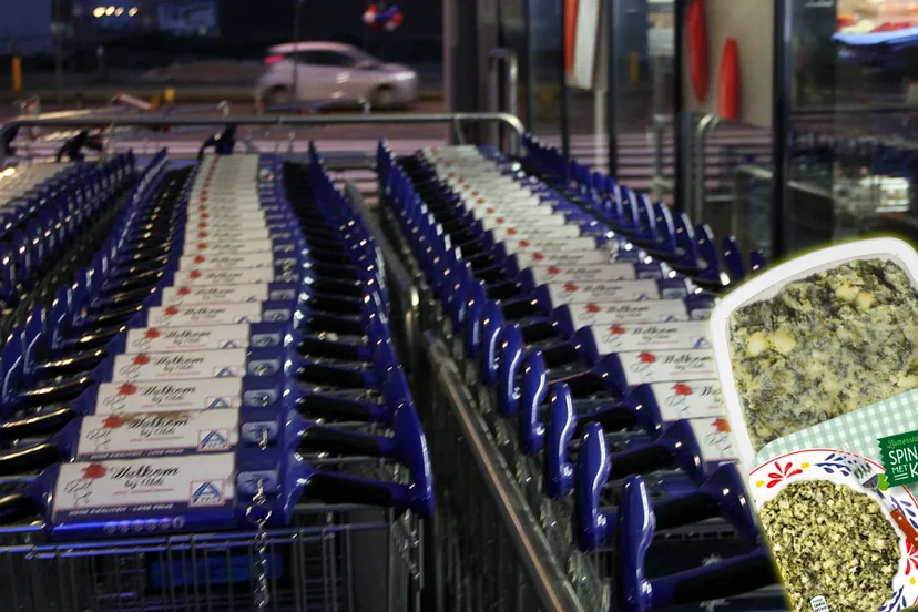 allergenenwaarschuwing spinazie met kaas aldi