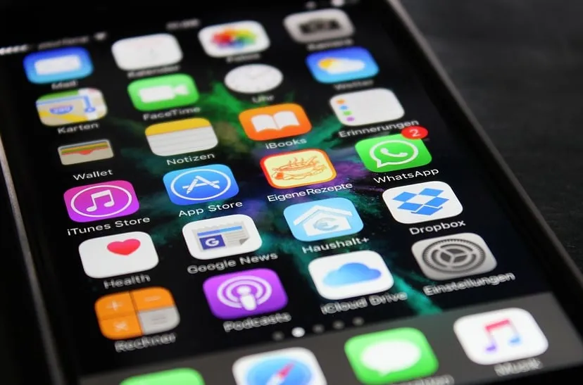 apps op een mobiele telefoon