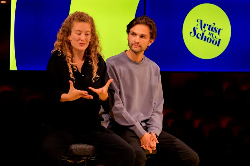 artist in school still 2 qa