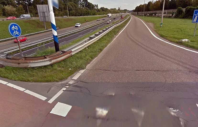 asfaltreparatie oprit a76 neerbeek richting heerlen