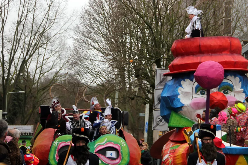 begin van de optocht