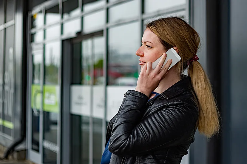 bellen met nobiele telefoon