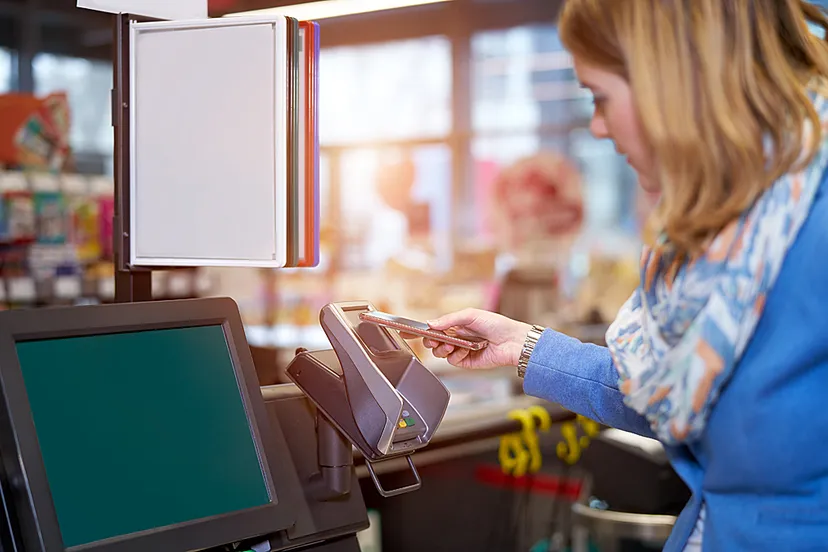 betalen aan de zelfscankassa