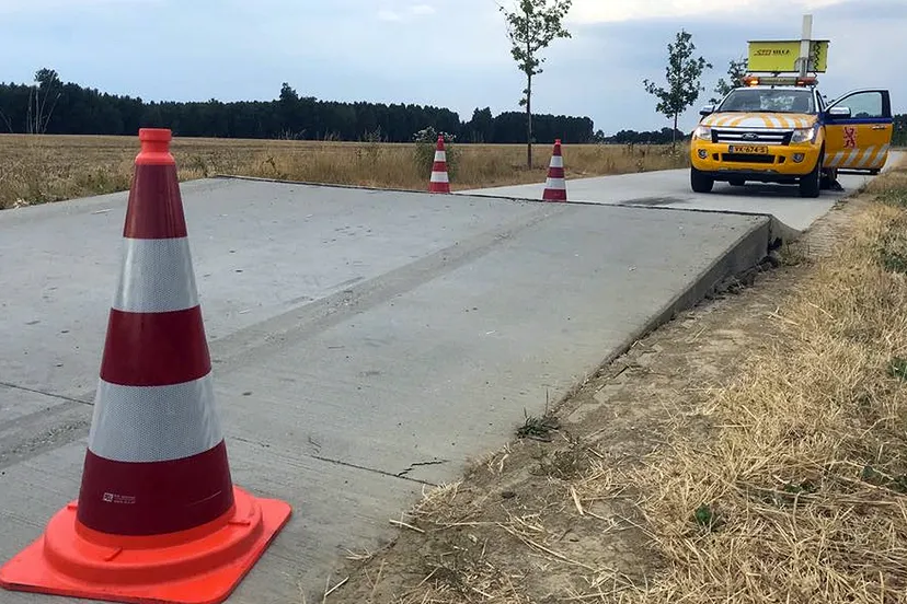 betonnen fietspad hasseltsebaan 1