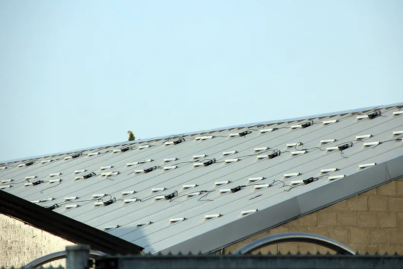 beursgens dak voorbereid voor zonnepanelen
