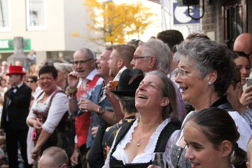 bij de kup voor de optocht