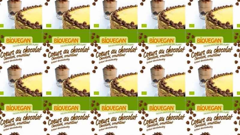 biovegan coeurs au chocolat
