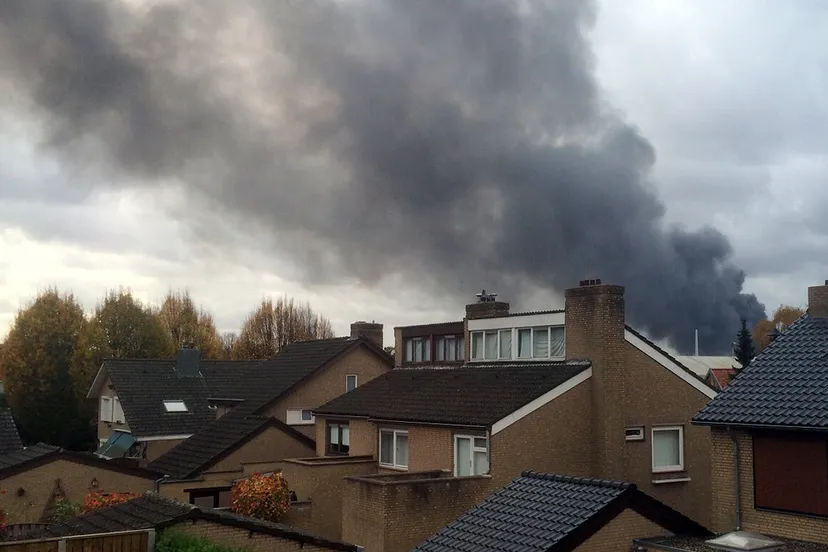brand bij chemelot 9 november 2015 foto van lezer