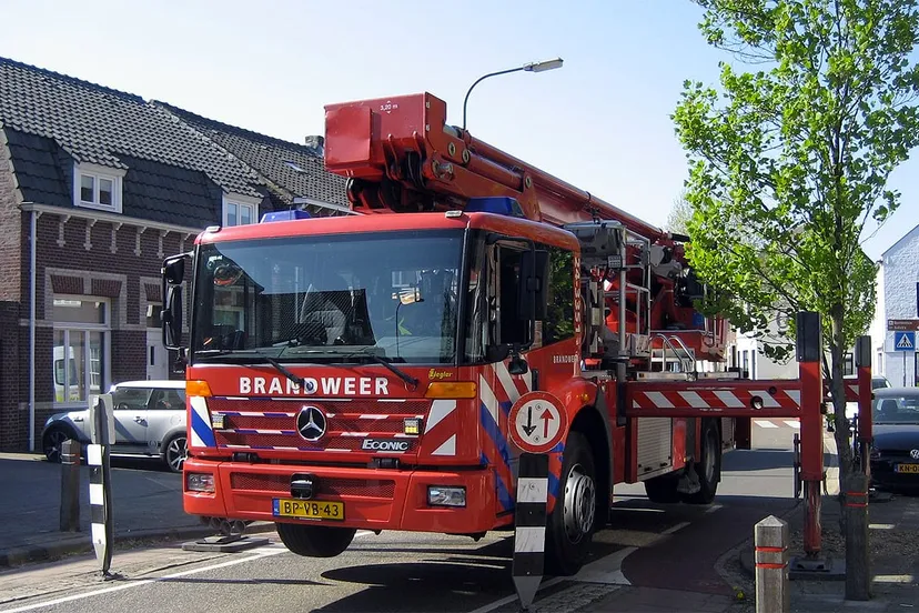 brandweer hoogwerker kat in het nauw susteren