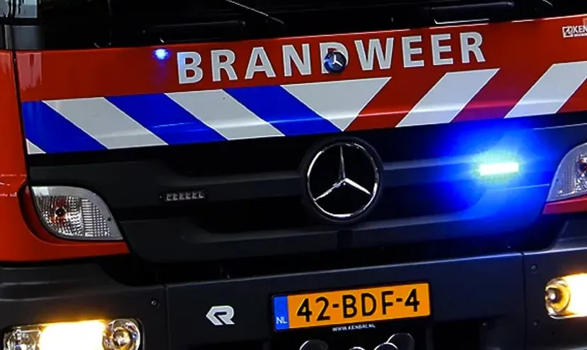 brandweerwagen zwaailicht front