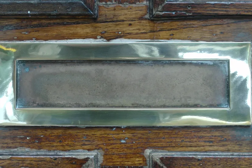 brass mail slot letterbox brievenbus