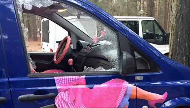 busje djacky gekraakt