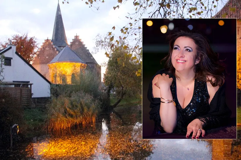 carla regina salviuskerkje en kasteelburcht en gracht