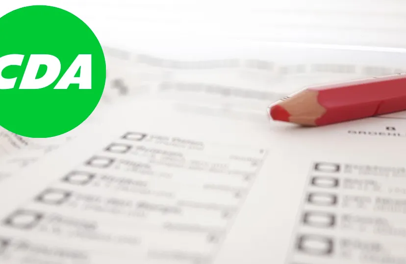 cda stembiljet verkiezingen foto annet wagener