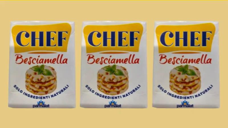 chef besciamella allergenenwaarschuwing