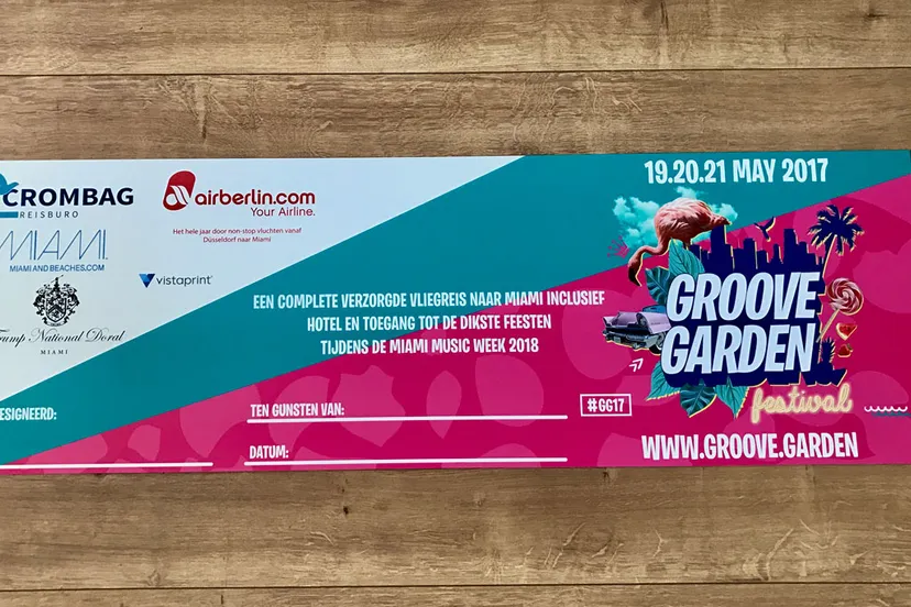 cheque groove garden