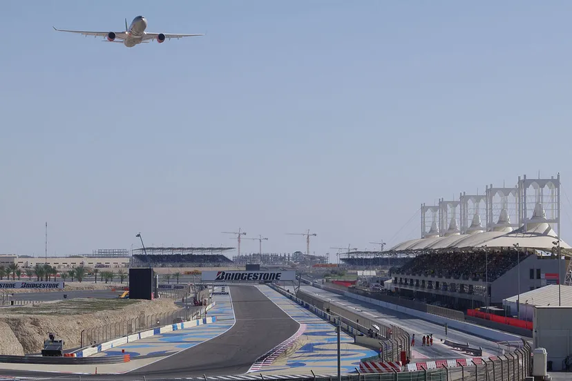 circuit van bahrein rechte stuk