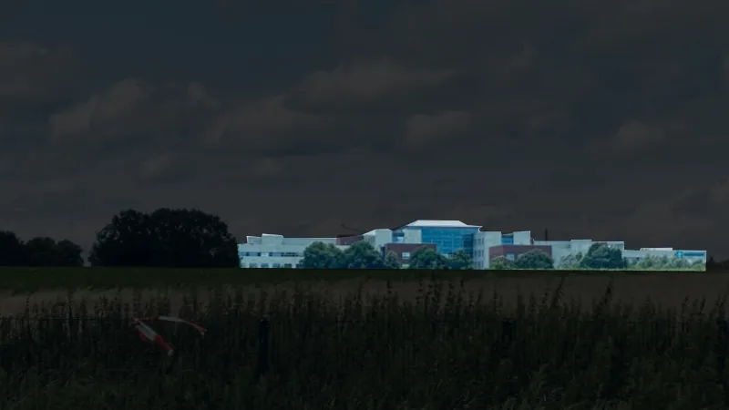 code zwart zuyderland ziekenhuis sittard geleen gezien vanaf lintjesweg bij munstergeleen