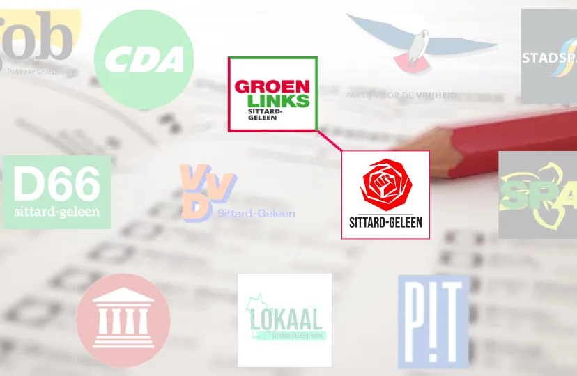 collage lijsten stembiljet raadsverkiezingen 2022 pvda verbonden met groenlinks foto annet wagener