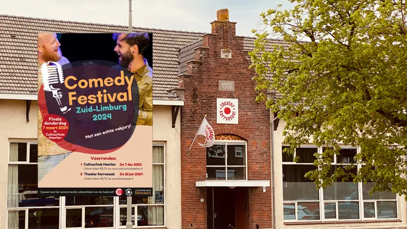 comedy festival zuid limburg 2024 voorronde 2 theater karroessel jupiterstraat 35 geleen