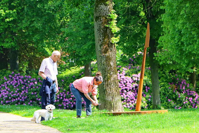 cortenstalen speer archeoroute geleen