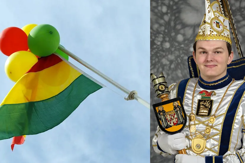 daan ii geleen 2019 carnavalsdriekleu rood geel groen vlag