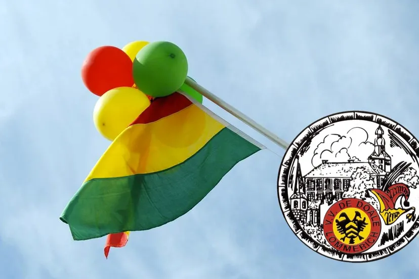 de doale carnavalsdriekleu rood geel groen vlag