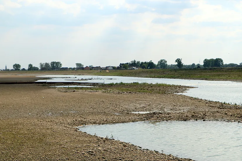de grensmaas bij grevenbicht 27 mei 2020