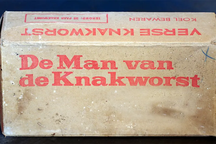 de man van de knakworst