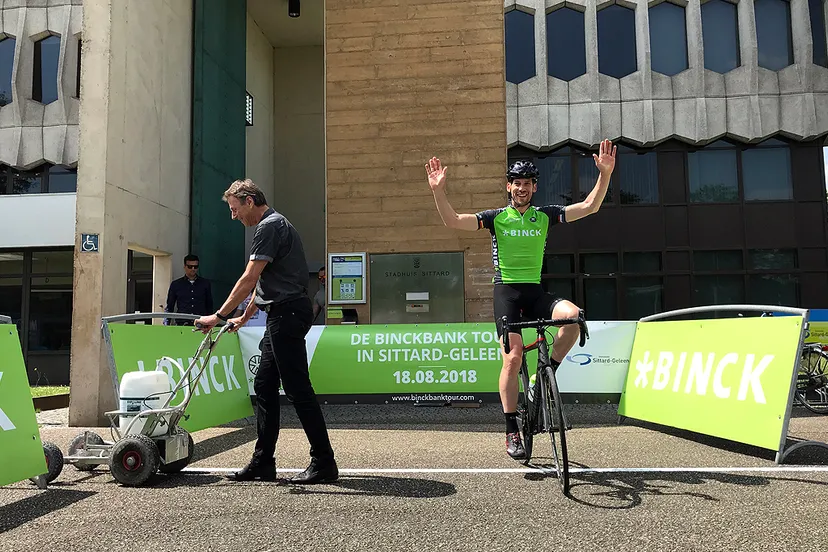 de symbolische finish in sittard